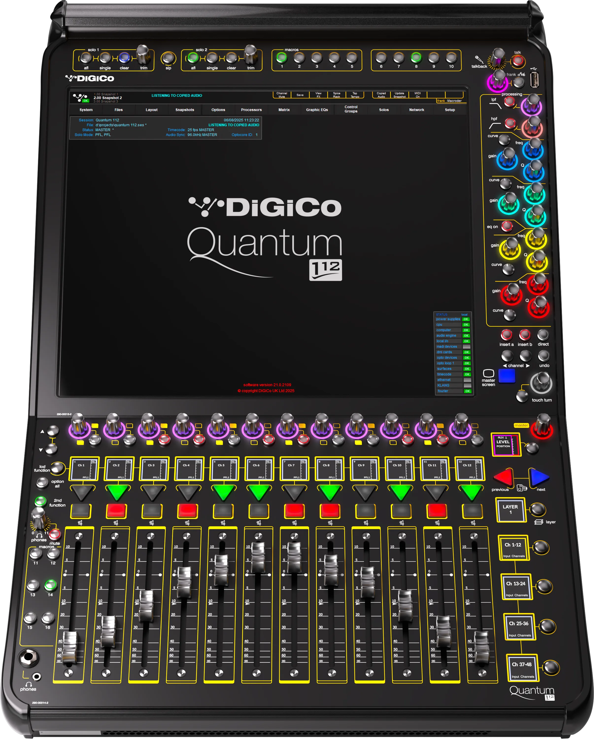 DiGiCo Quantum 112 digital mixing console
